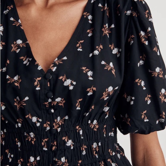 Madewell Challis Sophia Mini Dress in woodland floral - Picture 2 of 7